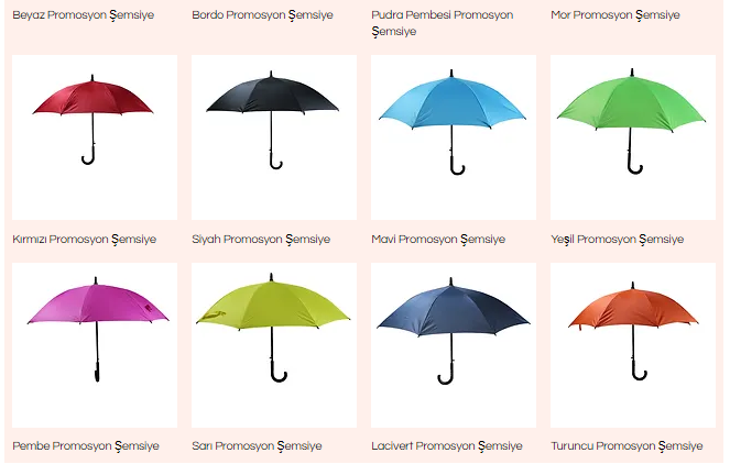 Promosyon Şemsiyeler: Markanızı Taşıyan ve İmajınızı Yükselten Etkili Bir Tanıtım Aracı