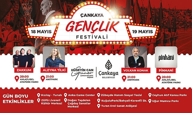Çankaya Belediyesi, 19 Mayıs Atatürk'ü Anma, Gençlik ve Spor Bayramı'nı gençlerle birlikte büyük bir festivale çeviriyor- Haber Şafak