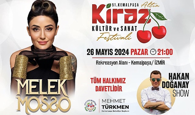 Kemalpaşa Belediyesi'nin düzenlediği 51'inci Kemalpaşa Altın Kiraz Kültür ve Sanat Festivali için geri sayım başladı- Haber Şafak