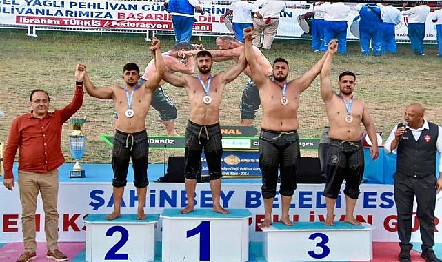 Kemer Belediye pehlivanı Gaziantep'te 3. oldu- Haber Şafak