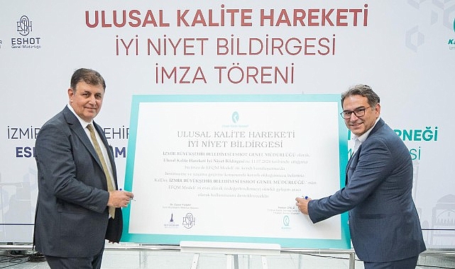 ESHOT Ulusal Kalite Hareketi’ne katıldı- Haber Şafak