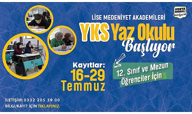 Lise Medeniyet Akademilerinde YKS Yaz Okulu Kayıtları Başlıyor- Haber Şafak