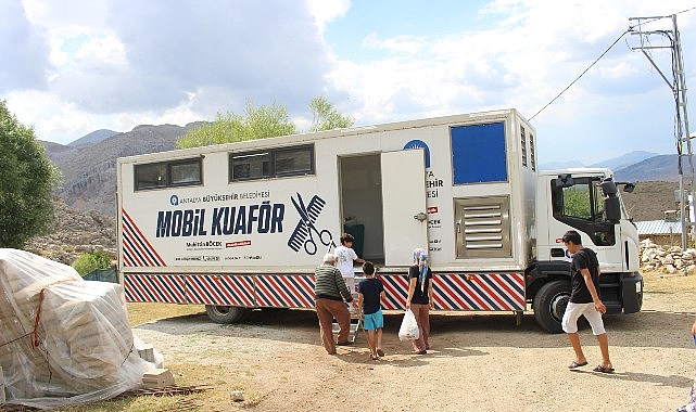 Mobil kuaför tırı yaylalarda- Haber Şafak
