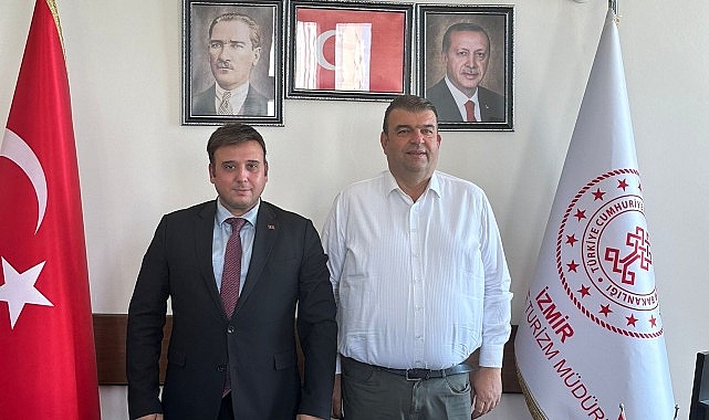 Seferihisar Belediye Başkanı İsmail Yetişkin göreve yeni başlayan İzmir İl Kültür Turizm Müdürü Fahrettin Kerem Çevik’i ziyaret etti- Haber Şafak
