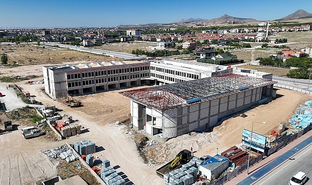 Selçuklu Belediyesi tarafından Konya’ya kazandırılacak olan Türkiye’nin en kapsamlı ve modern Güzel Sanatlar Lisesi’nin yapımı hızla devam ediyor.- Haber Şafak