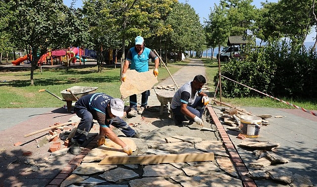 Tavşancıl Sahil Parkı yenilemesinde sona doğru- Haber Şafak