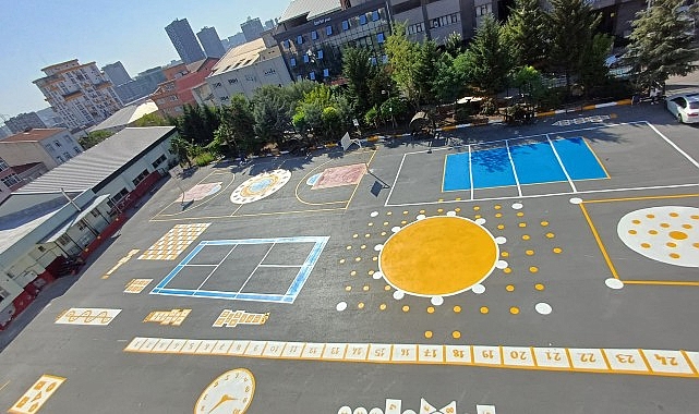 Bağcılar’daki okul bahçeleri renklendi- Haber Şafak