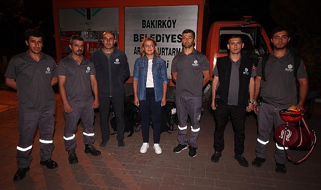 Bakırköy Belediyesi Arama Kurtarma Timi Yangın Bölgesinde- Haber Şafak