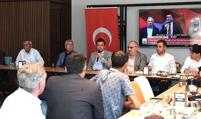 Başkan Aydın muhtarlarla bir araya geldi- Haber Şafak