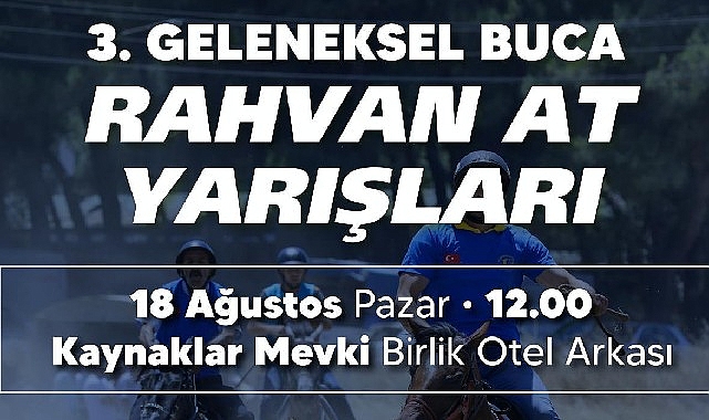 Buca’da Geleneksel Rahvan At Yarışları düzenlenecek- Haber Şafak