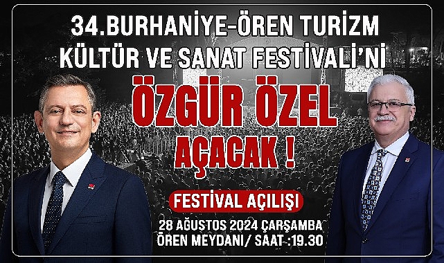 Burhaniye’de Festivali Özgür Özel açıyor- Haber Şafak