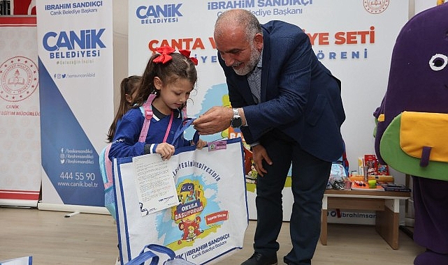 Canik’te Tüm Birinci Sınıflara Çanta ve Kırtasiye Seti Hediye Edilecek- Haber Şafak