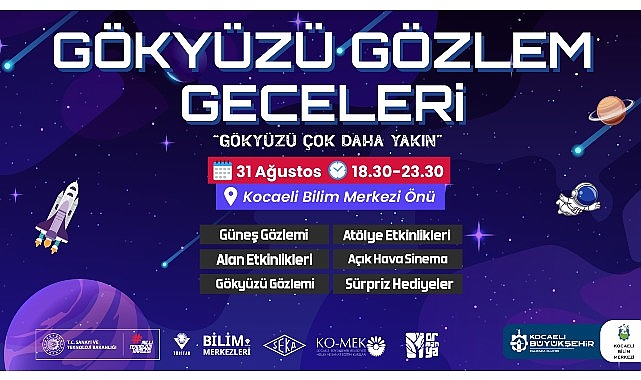 Gökyüzü Gözlem Geceleri başlıyor- Haber Şafak