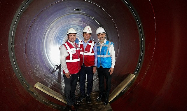 İBB Başkanı Ekrem İmamoğlu, İSKİ’nin kentte yürüttüğü en büyük içme suyu projesi Kağıthane-Bahçelievler-Sefaköy İçme Suyu Tüneli’nde incelemelerde bulundu- Haber Şafak