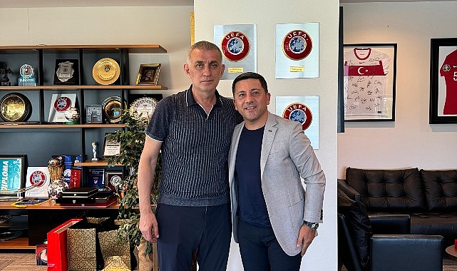 Nevşehir Belediye Başkanı Rasim Arı,Türkiye Futbol Federasyonu Başkanı İbrahim Ethem Hacıosmanoğlu’nu makamında ziyaret etti- Haber Şafak