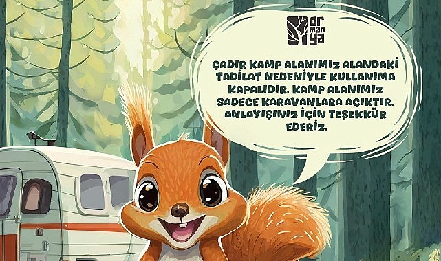Ormanya kamp alanında yenileme- Haber Şafak