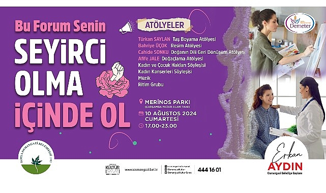 Osmangazi Belediyesi’nden Bursa Kadın ve Yaşam Forumu- Haber Şafak