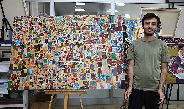 Otizmli üniversite öğrencisi Hamza, yaz tatilini resim yaparak geçirdi- Haber Şafak
