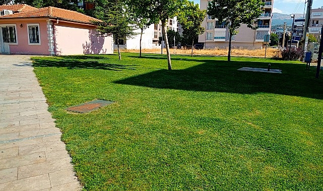 Salihli Belediyesi’nden Yeşil Alanlarda Çim Biçme Çalışması- Haber Şafak