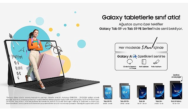 Samsung’dan yapay zekalı Galaxy Tab S9 Serisi tabletlerde “Okula Dönüş” kampanyası- Haber Şafak