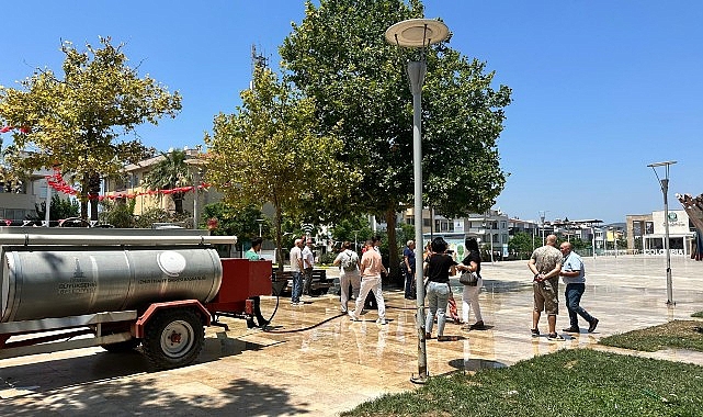 Urla’da ateş savaşçılarına muhtar desteği- Haber Şafak