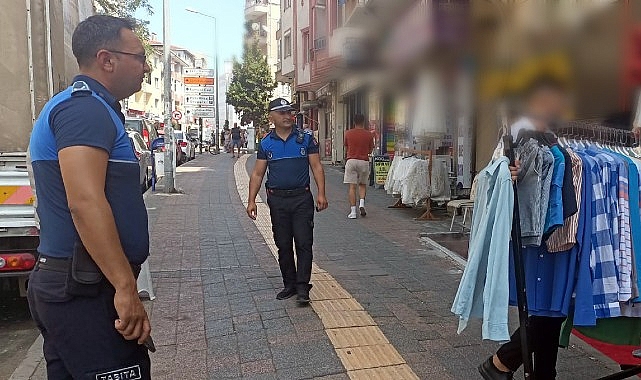 Zabıtadan Kaldırım İşgali Denetimi- Haber Şafak