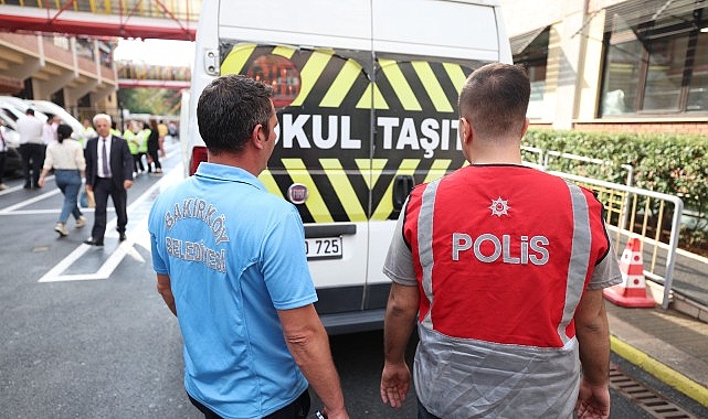 Bakırköy zabıta ve polisinden okul servisi denetimi- Haber Şafak