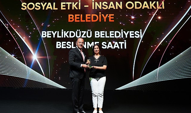 Beylikdüzü Belediyesi tarafından hayata geçirilen ve tüm Türkiye’ye örnek olan “Beslenme Saati” uygulamasına ödül- Haber Şafak