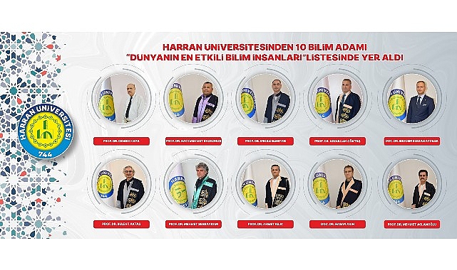 Harran Üniversitesinden 10 Bilim Adamı “Dünyanın En Etkili Bilim İnsanları” Listesinde Yer Aldı- Haber Şafak