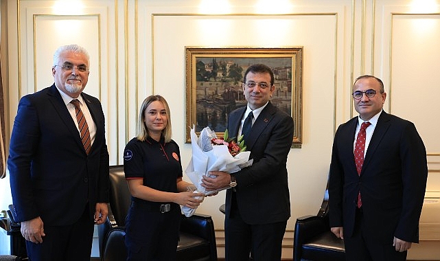 TBB ve İBB Başkanı Ekrem İmamoğlu, 310. kuruluş yıldönümünü kutlayan İstanbul İtfaiyesi ekiplerini Saraçhane’de ağırladı- Haber Şafak