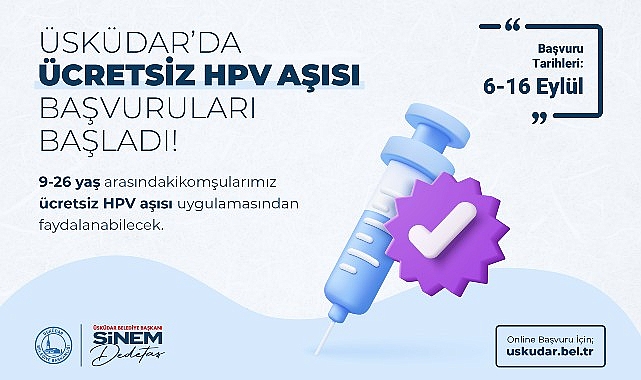 Üsküdar’da Ücretsiz HPV Aşısı İçin Başvurular Başladı- Haber Şafak