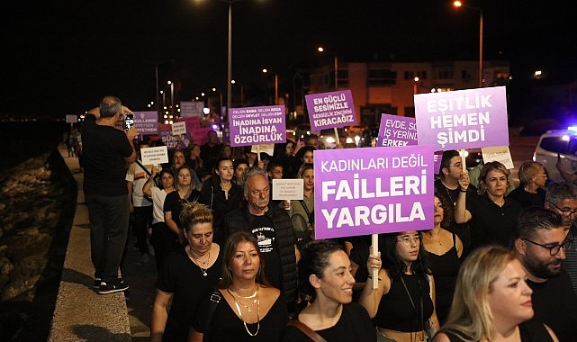 Güzelbahçe Şiddete Karşı Yürüdü- Haber Şafak