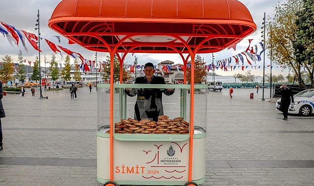 İstanbul’un Yeni Simit Arabaları Beşiktaş Meydanı’nda- Haber Şafak