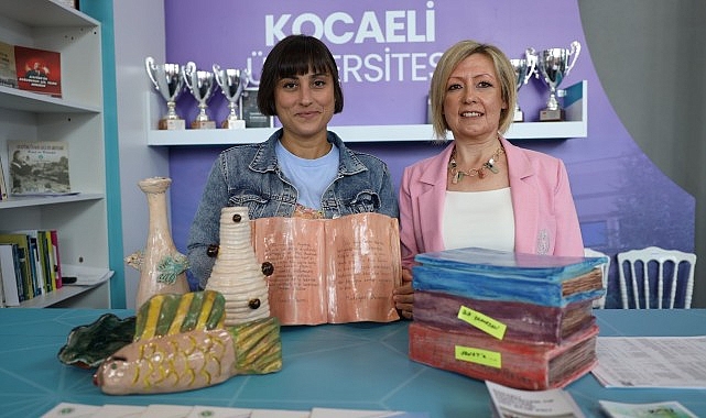 KOÜ’den Kitap Fuarına özel dip çamurundan seramik kitap- Haber Şafak