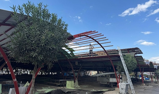 Salihli Pazar Pazarı’nda Onarım Çalışmaları Sürüyor- Haber Şafak