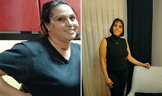 Anne Şehir ile 11 ayda 17 kilo verdi;  Eşinin 20 yıl önce aldığı montu yeniden giydi- Haber Şafak