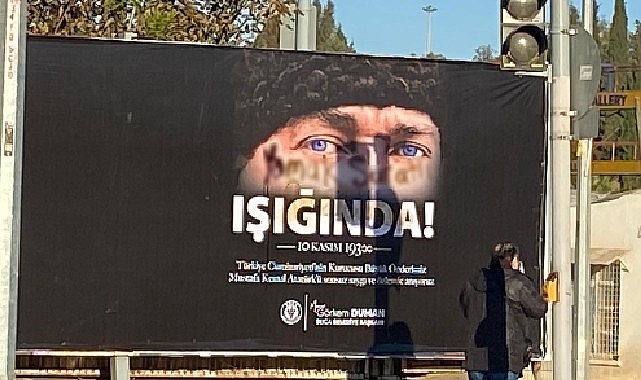 Buca’da Atatürk afişlerine çirkin saldırı- Haber Şafak