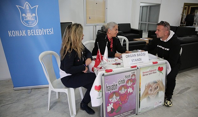 Konak’ta organ bağışı farkındalığı için stant kuruldu- Haber Şafak
