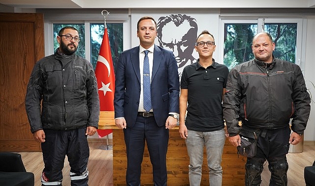 Moto kuryelerden Başkan Eşki’ye teşekkür ziyareti- Haber Şafak