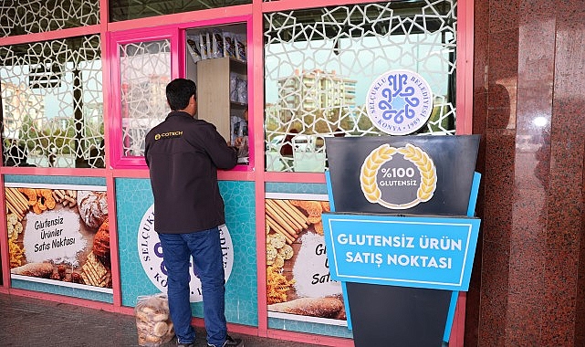 Selçuklu Belediyesi tarafından dört yıl önce faaliyete geçirilen Glütensiz Satış Noktası çölyak hastalarına hizmet vermeye devam ediyor.- Haber Şafak