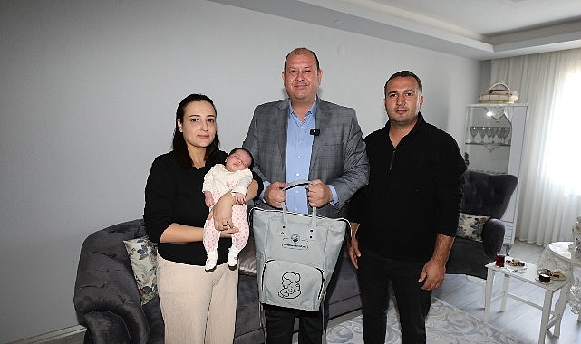 Bebeklere İlk Hediye Menderes Belediyesi’nden- Haber Şafak