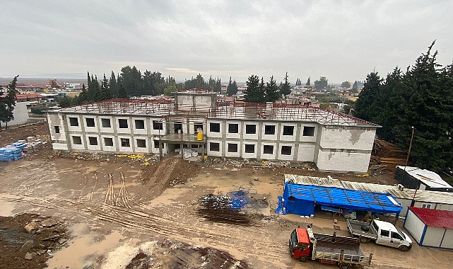 Büyükşehir’in Hatay’daki okul binası yükseliyor- Haber Şafak
