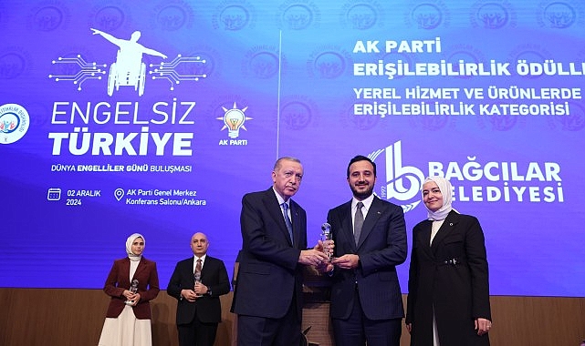 Cumhurbaşkanı Erdoğan’dan Bağcılar Belediyesi’ne “Erişilebilirlik” ödülü- Haber Şafak