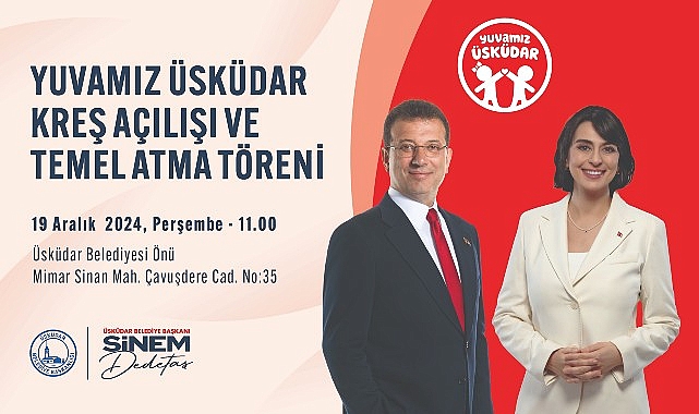 Ekrem İmamoğlu Katılımıyla Yuvamız Üsküdar Kreş Açılışı ve Temel Atma Töreni- Haber Şafak