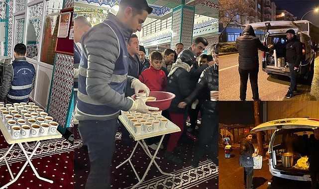 Kahramankazan Belediyesi, soğuk kış aylarında içleri ısıtmak için vatandaşlara her sabah sıcak çorba ikram ediyor.- Haber Şafak