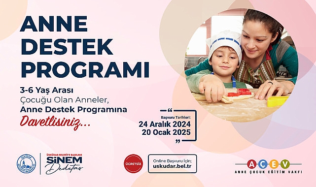 Üsküdar’da “Anne Destek Programı” Başlıyor- Haber Şafak
