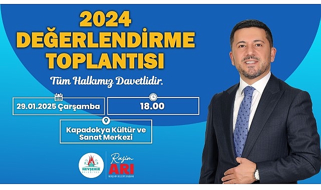 Belediye başkanı rasim arı, 2024 yılı değerlendirme toplantısını düzenleyecek- Haber Şafak