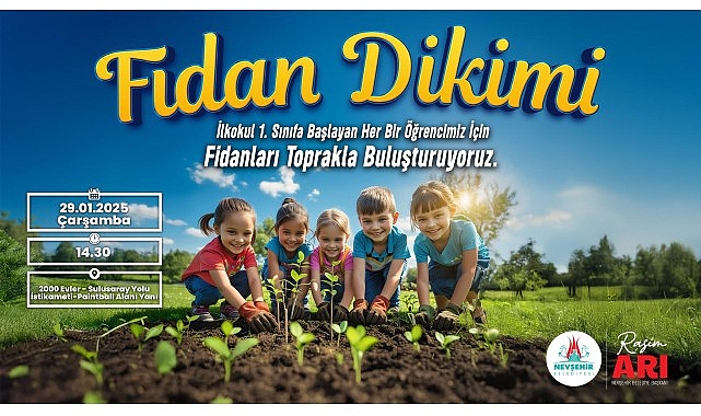 İlkokul 1. Sınıf Öğrencileri için 1 Fidan Dikiyoruz- Haber Şafak