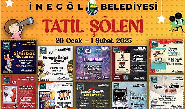 İnegöl’de Sömestr Tatili Dolu Dolu Geçecek- Haber Şafak