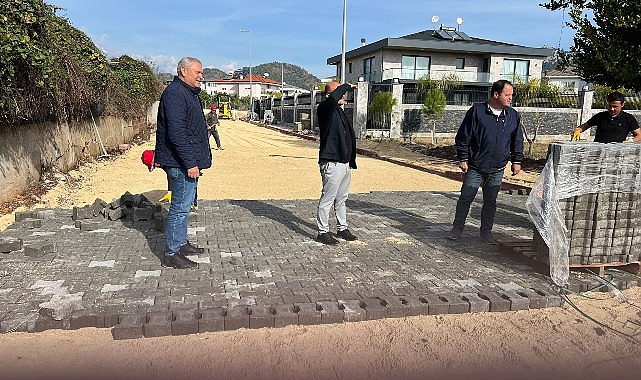 Kemer’de yol ve kaldırım çalışması – Haber Şafak